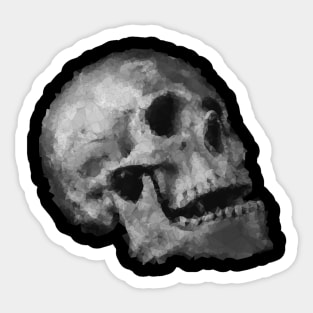 Low Poly Skull Sticker